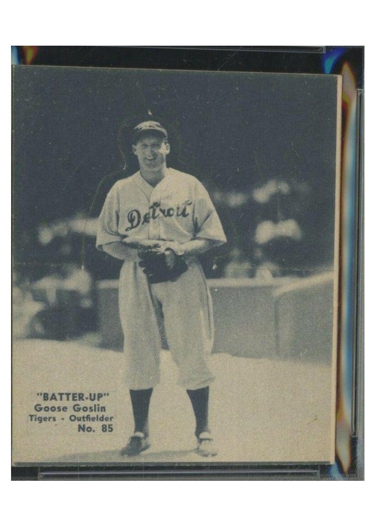 1934 Batter Up Goose Goslin #85 card