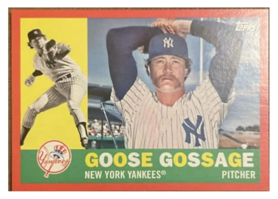 2017 Topps Archives Base Set Goose Gossage #4 card