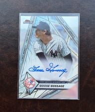 2022 Finest Moments Autographs Goose Gossage #FMA-GG card