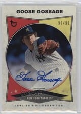 2023 Topps Brooklyn Collection Autographs Goose Gossage #AC-GG card