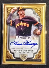 2024 Topps Gilded Collection Gallery of Gold Autographs Goose Gossage #GOG-GG card