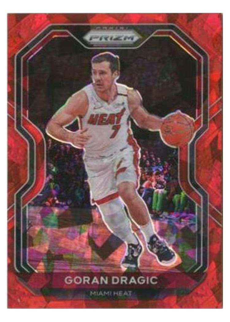 2020-21 Panini Prizm Base Set Goran Dragic Red Ice Prizm #179 card