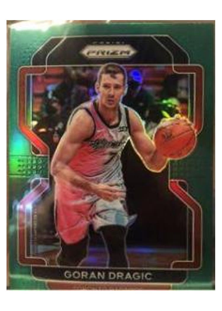 2021-22 Panini Prizm Base Set Goran Dragic Green Prizm #204 card