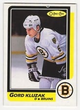 1986 O-Pee-Chee Gord Kluzak #54 card