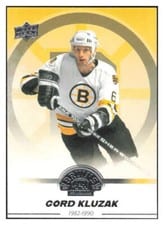 2023-24 Upper Deck Boston Bruins Centennial Base Box Set Gord Kluzak #41 card
