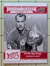 2025-26 Upper Deck Detroit Red Wings Centennial Trophy Winners Gordie Howe #141 card