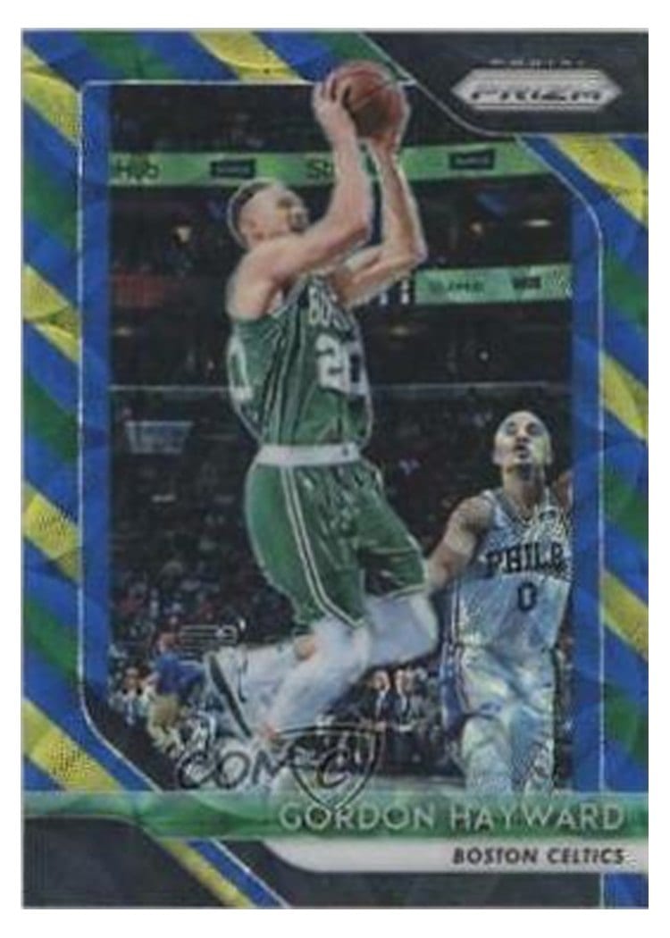 2018-19 Panini Prizm Base Set Gordon Hayward #158 card