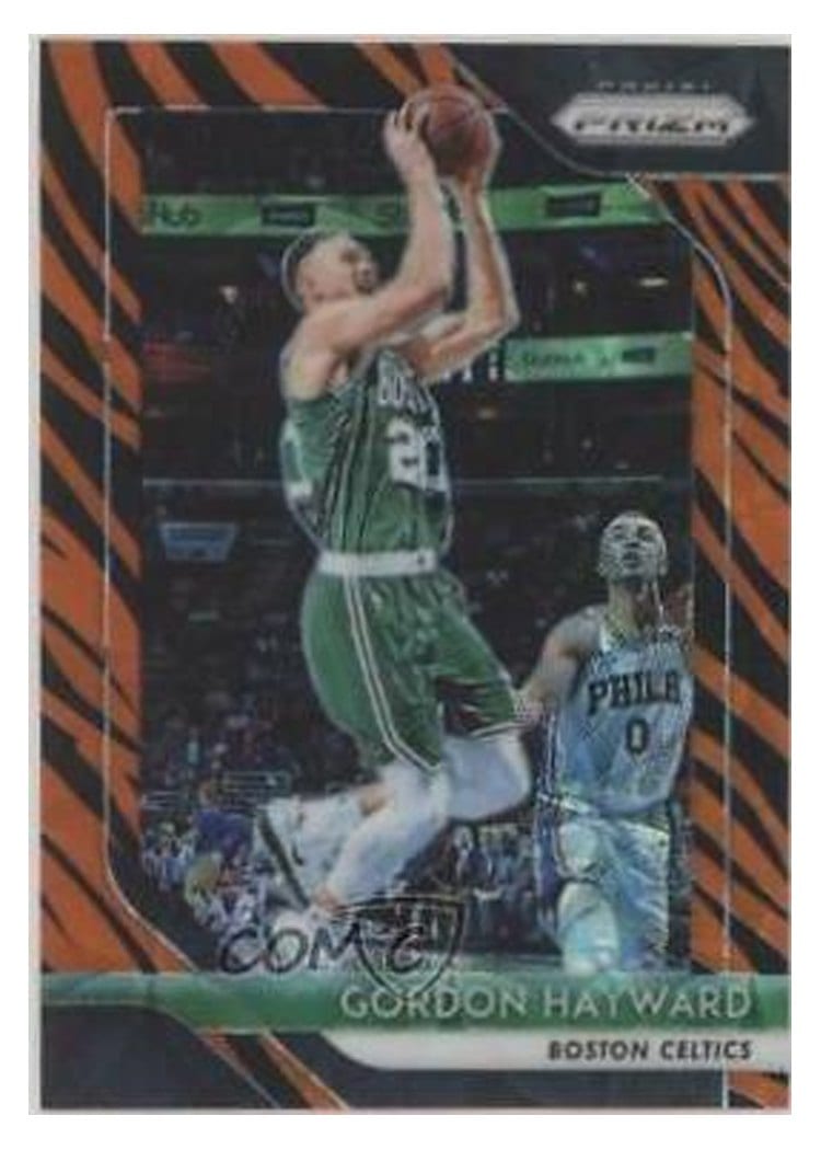 2018-19 Panini Prizm Base Set Gordon Hayward #158 card