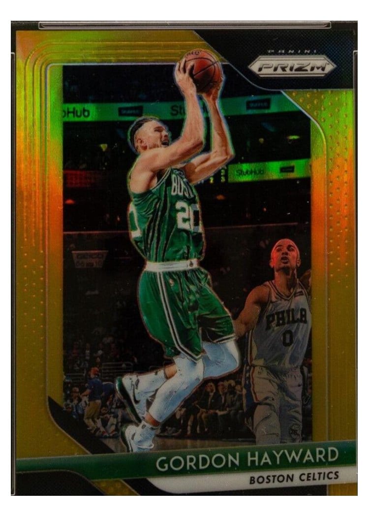 2018-19 Panini Prizm Base Set Gordon Hayward #158 card