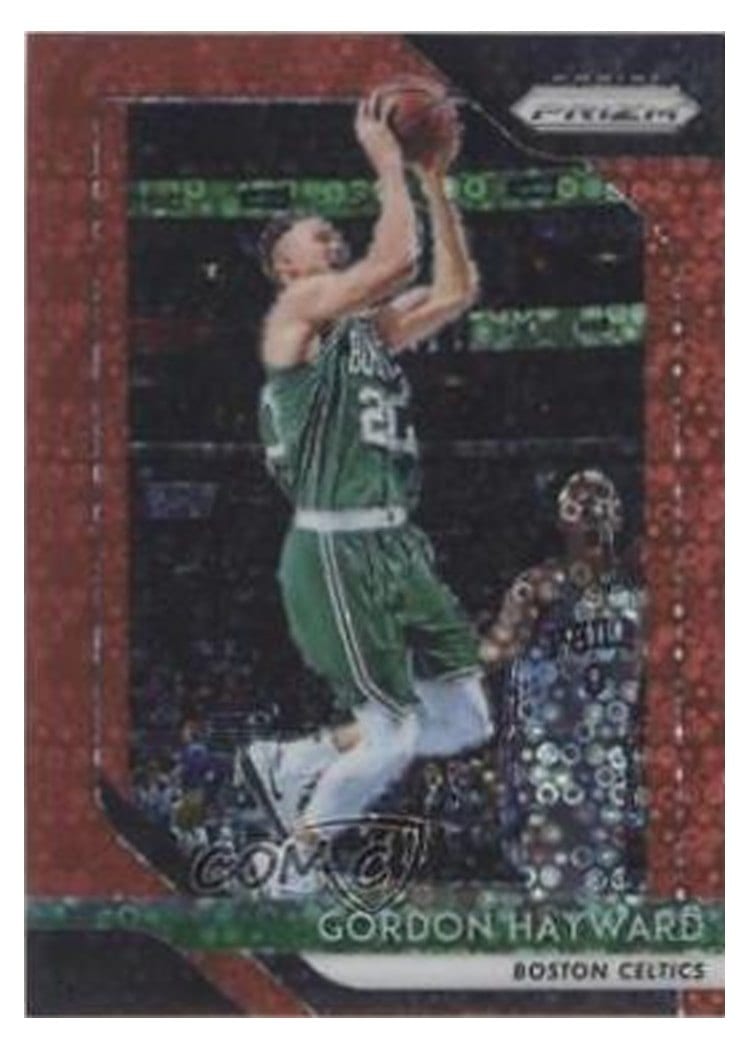 2018-19 Panini Prizm Base Set Gordon Hayward #158 card