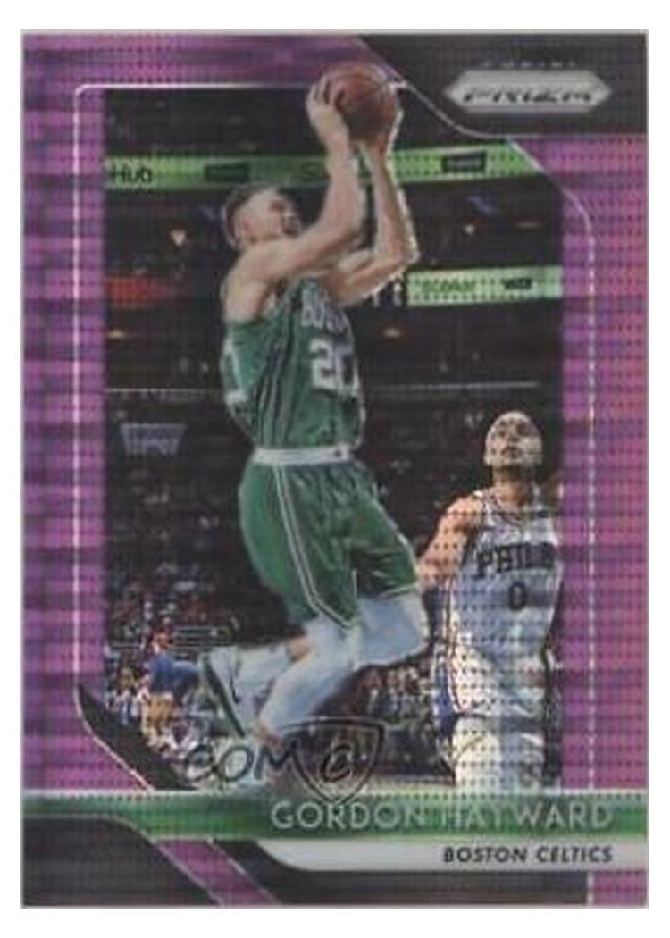 2018-19 Panini Prizm Base Set Gordon Hayward #158 card