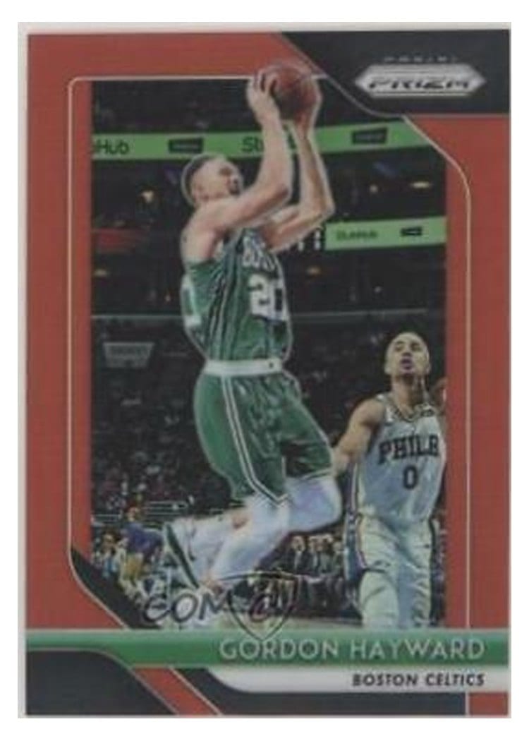 2018-19 Panini Prizm Base Set Gordon Hayward #158 card