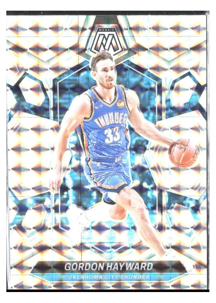 2023-24 Panini Mosaic Base Set Gordon Hayward #13 card