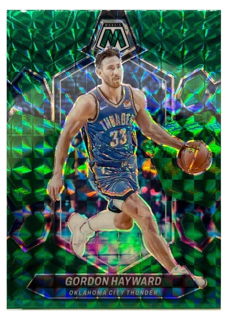 2023-24 Panini Mosaic Base Set Gordon Hayward #13 card