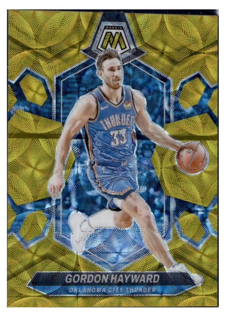 2023-24 Panini Mosaic Base Set Gordon Hayward #13 card
