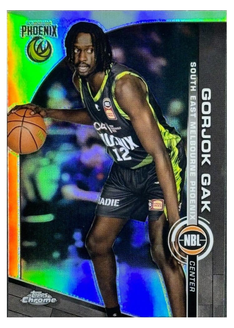 2023-24 Topps Chrome NBL Base Set Gorjok Gak #75 card