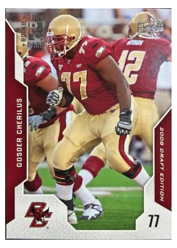 2008 Upper Deck Draft Edition Gosder Cherilus #9 card