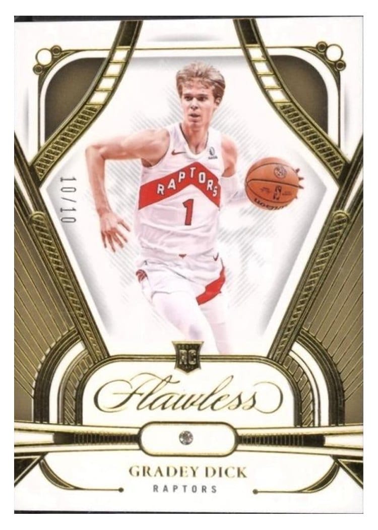 2023-24 Panini Flawless Base Set Gradey Dick #39 card