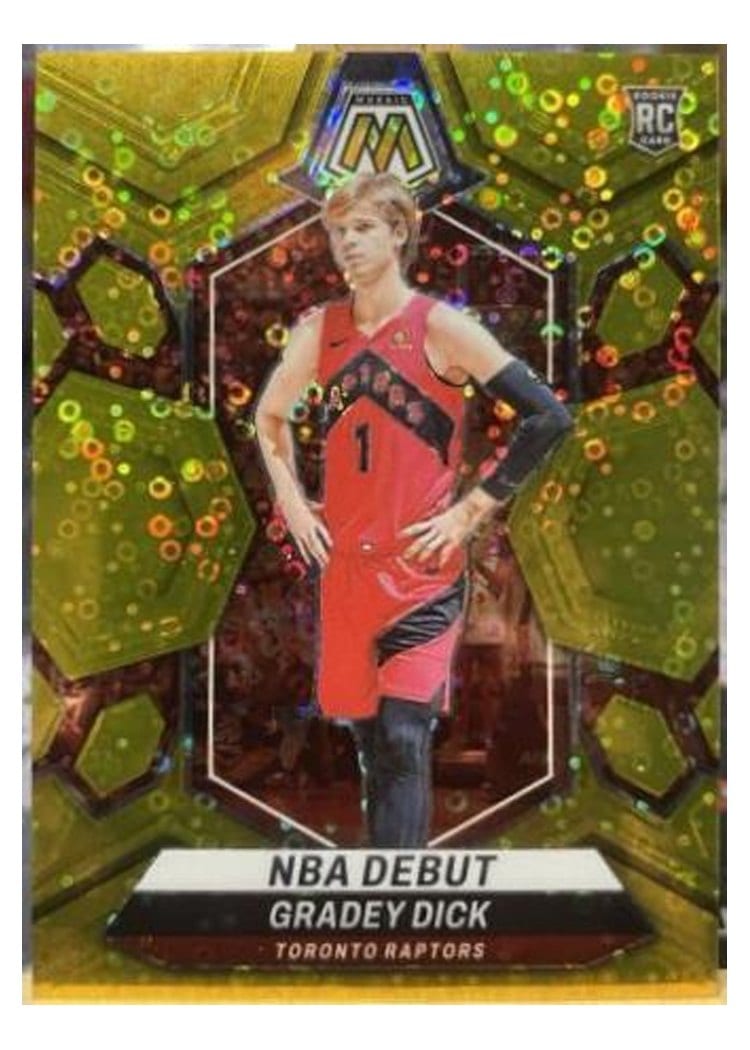 2023-24 Panini Mosaic Base Set Gradey Dick Gold Fast Break #260 card