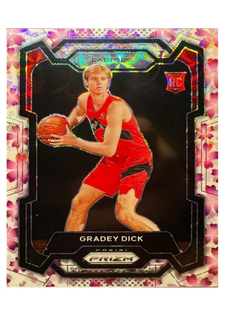 2023-24 Panini Prizm Base Set Gradey Dick Choice Cherry Blossom #134 card
