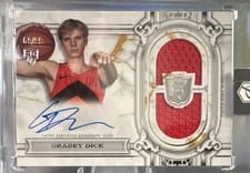 2023-24 Topps Royalty Regalia Relic Signatures Gradey Dick #RRS-GD card