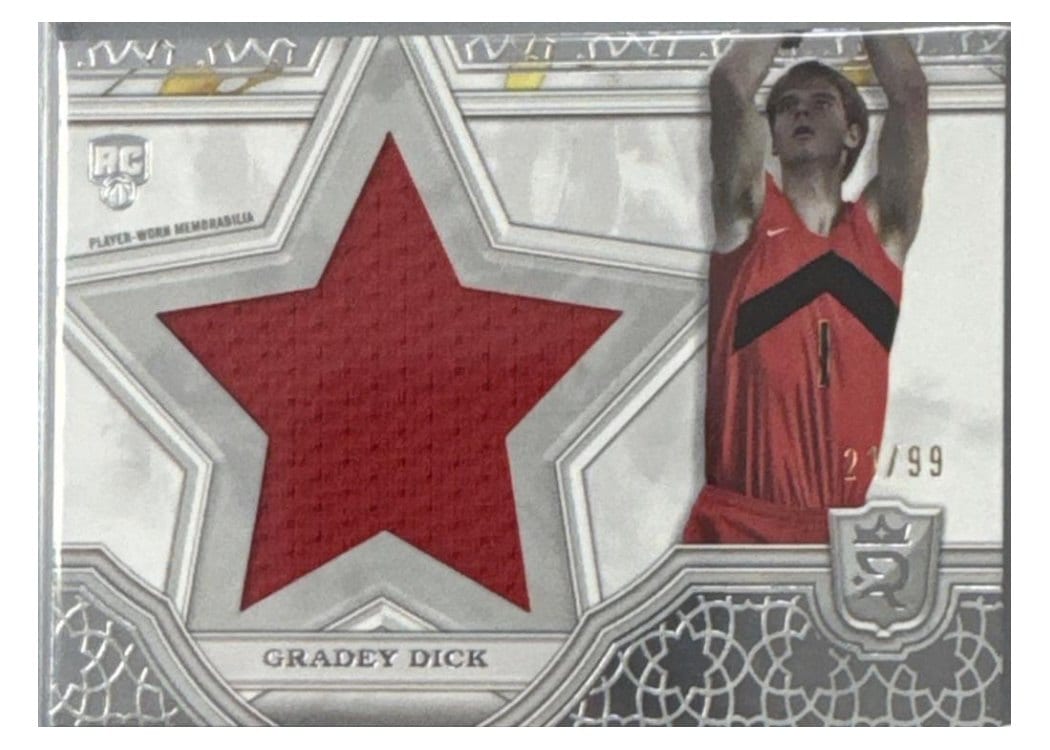 2023-24 Topps Royalty Star Relics Gradey Dick #SR-GD card