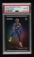 2023 Panini Prizm Draft Picks Color Wheel Gradey Dick #5 card