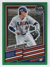2026 Panini Stars and Stripes Prizm USA Grady Emerson #141 card