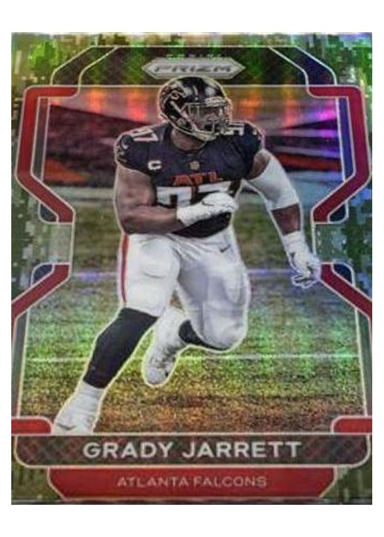 2021 Panini Prizm Base Set Grady Jarrett #326 card