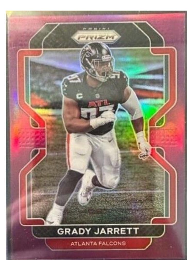 2021 Panini Prizm Base Set Grady Jarrett #326 card