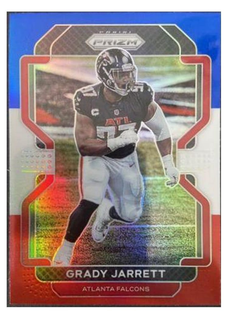 2021 Panini Prizm Base Set Grady Jarrett #326 card