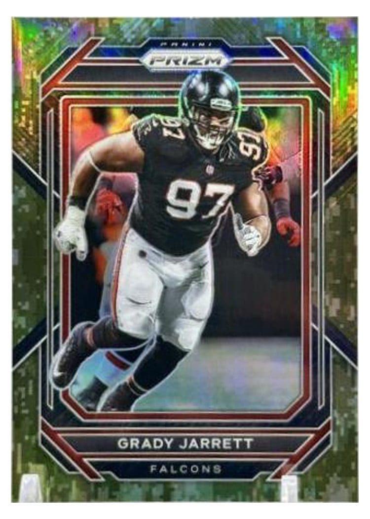 2022 Panini Prizm Base Set Grady Jarrett #16 card