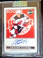 2024-25 Upper Deck Clear Cut Vintage Autos Graeme Clarke #VA-GC card