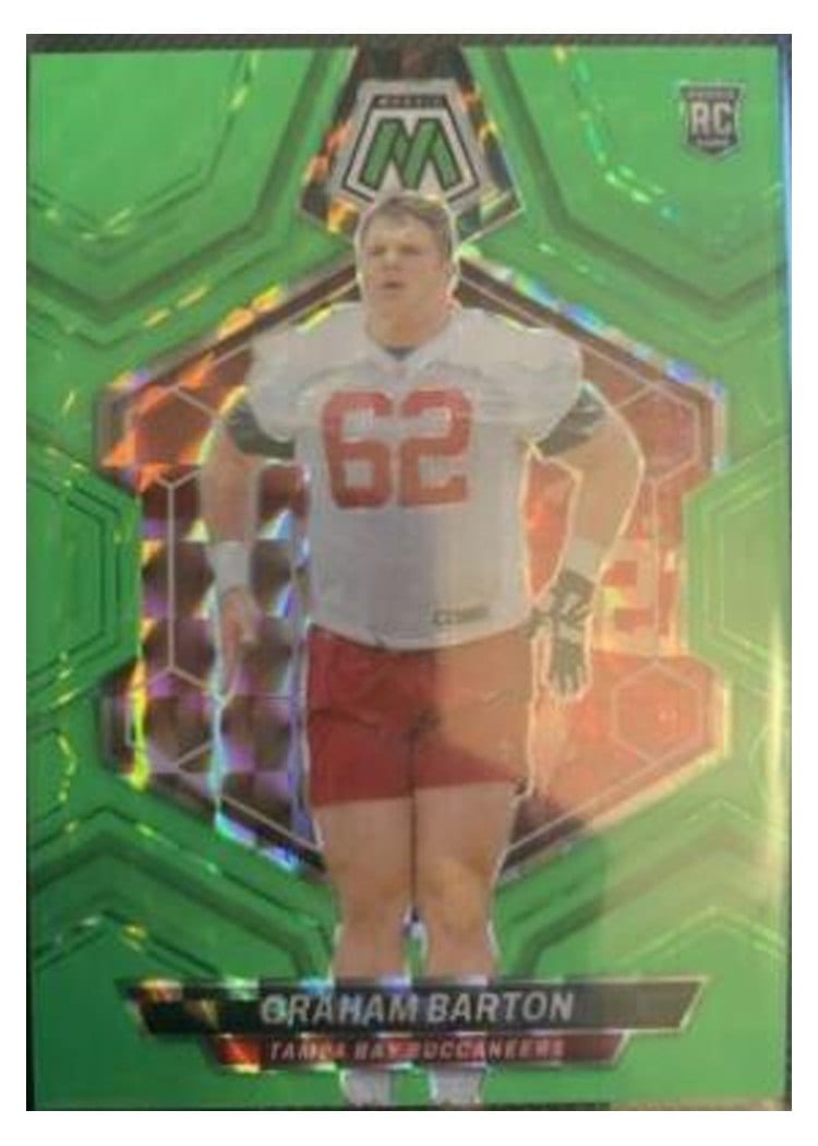2024 Panini Mosaic Base Set Graham Barton Green Fluorescent #326 card