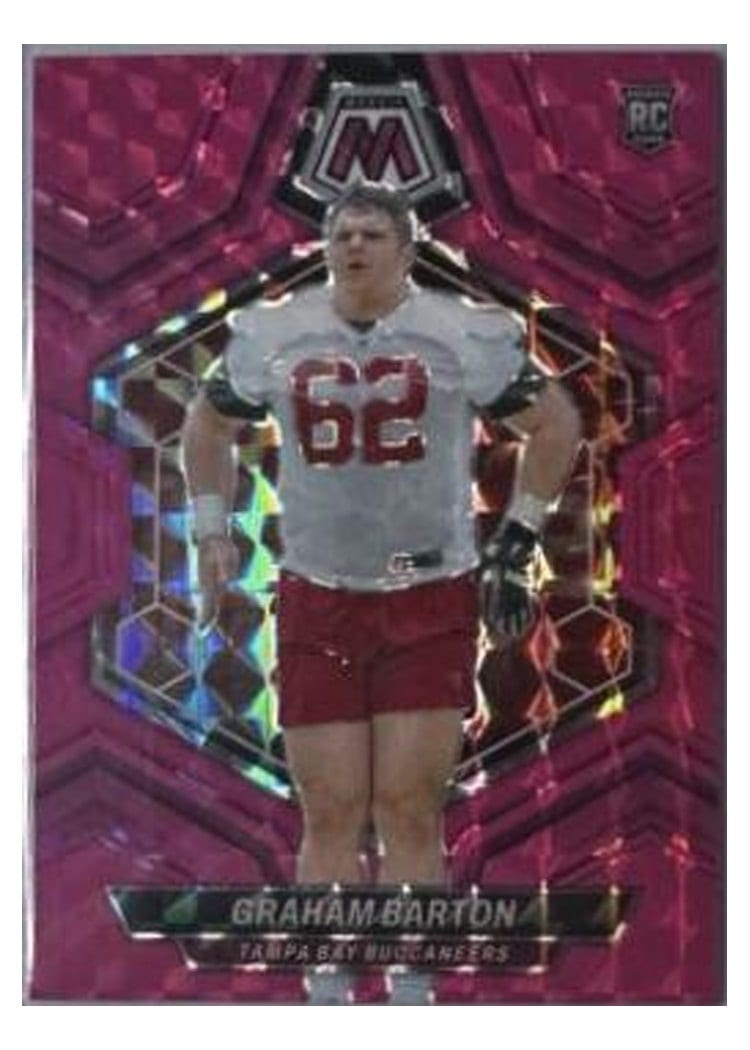 2024 Panini Mosaic Base Set Graham Barton Pink Fluorescent #326 card