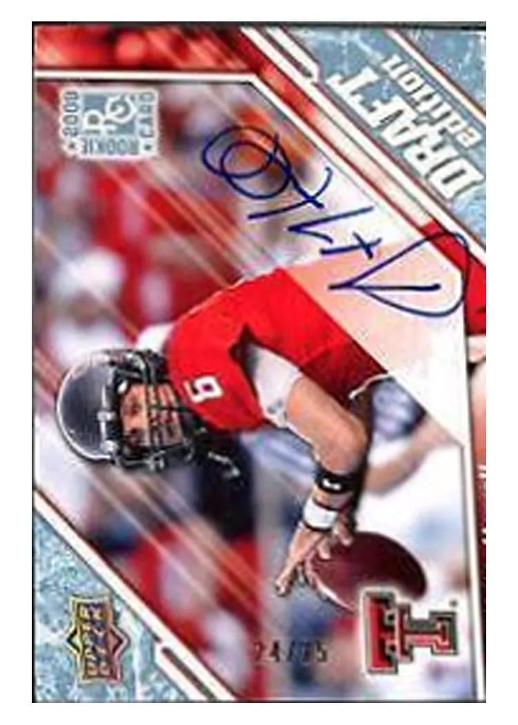 2009 Upper Deck Draft Edition Graham Harrell #18 card