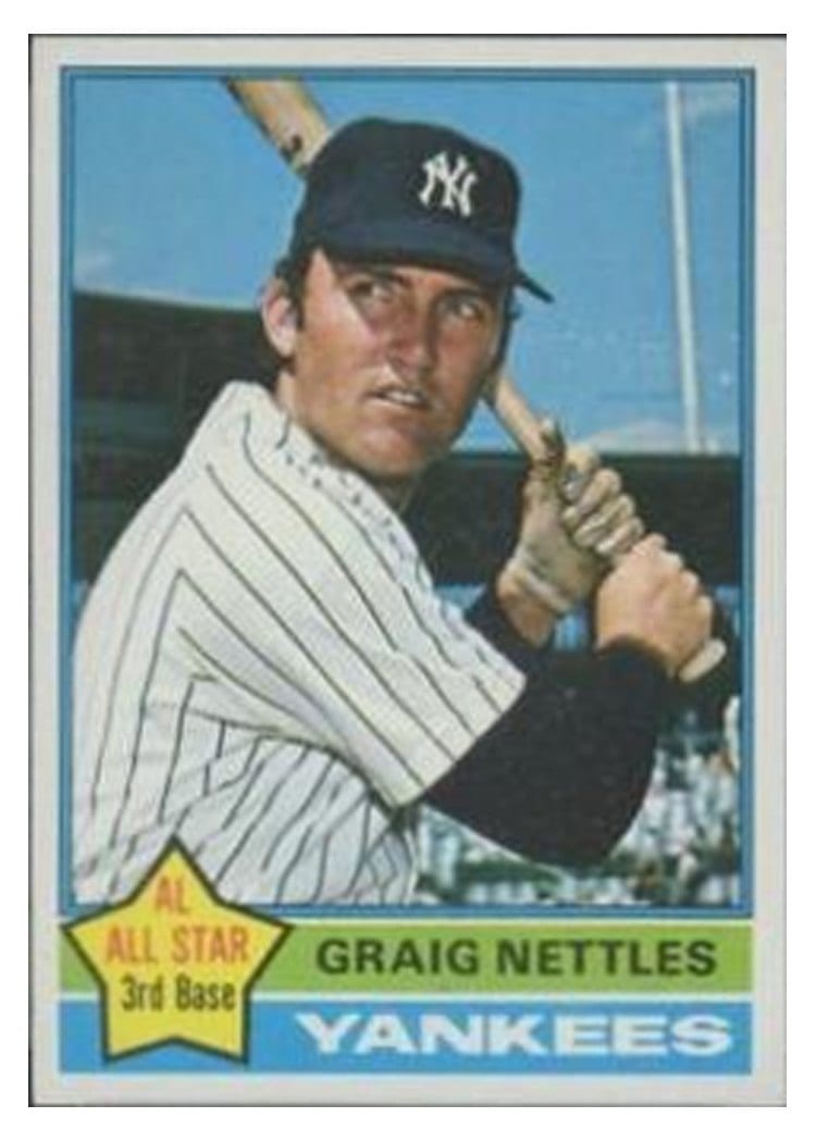 1976 Topps Graig Nettles #169 card