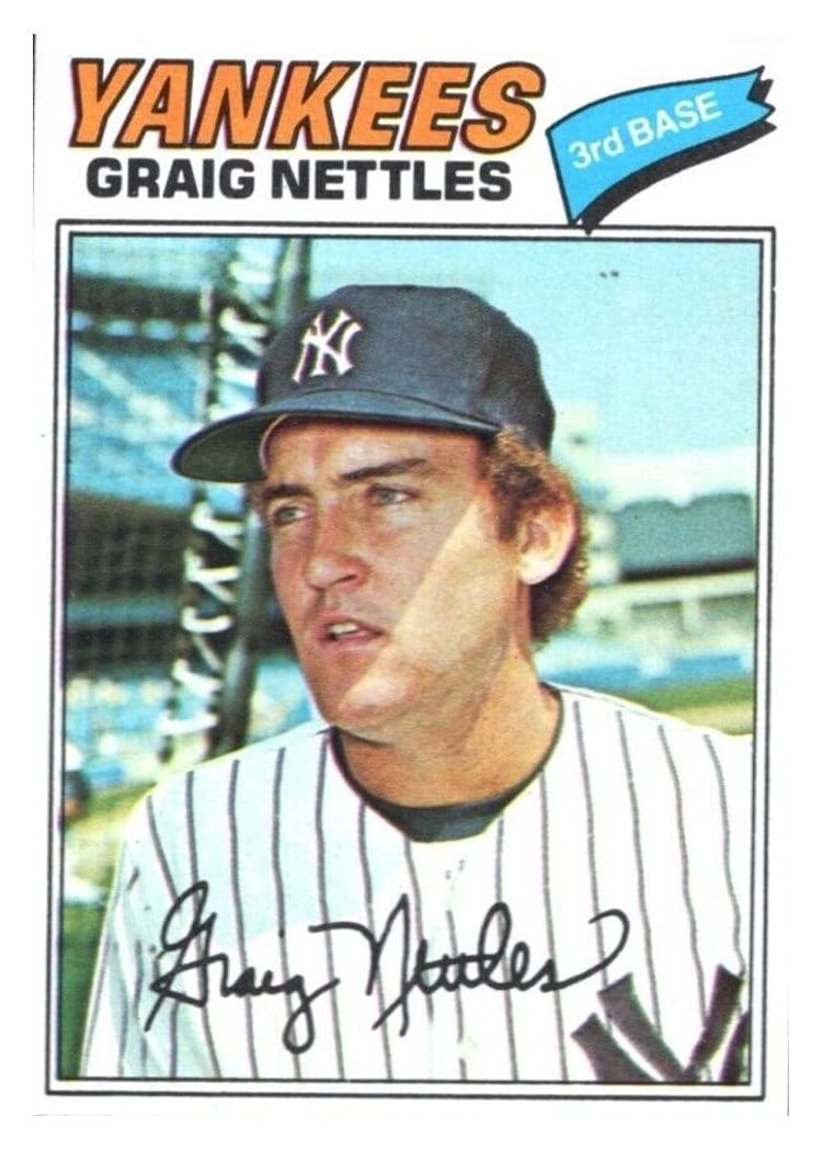 1977 Topps Graig Nettles #20 card