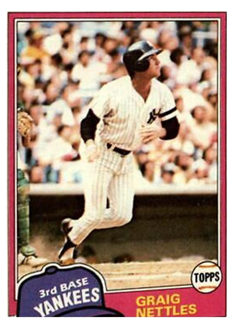1981 Topps Graig Nettles #365 card