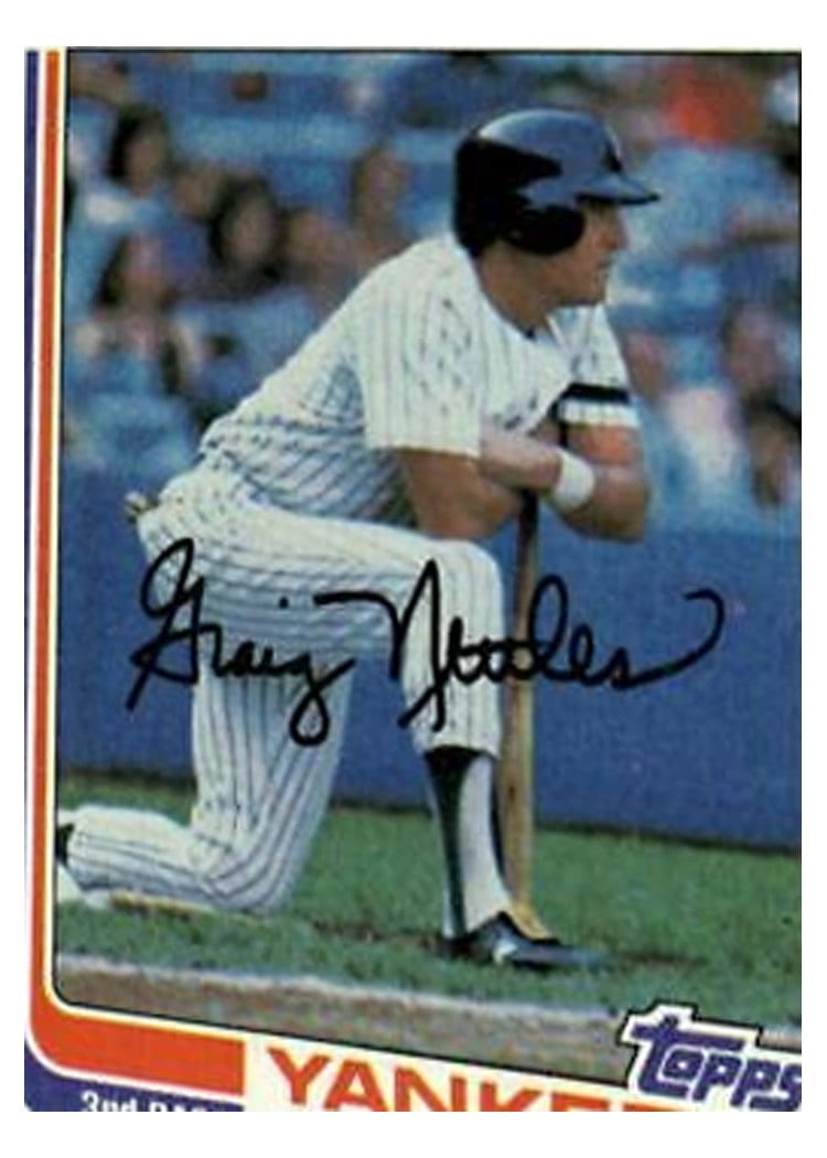 1982 Topps Graig Nettles #505 card