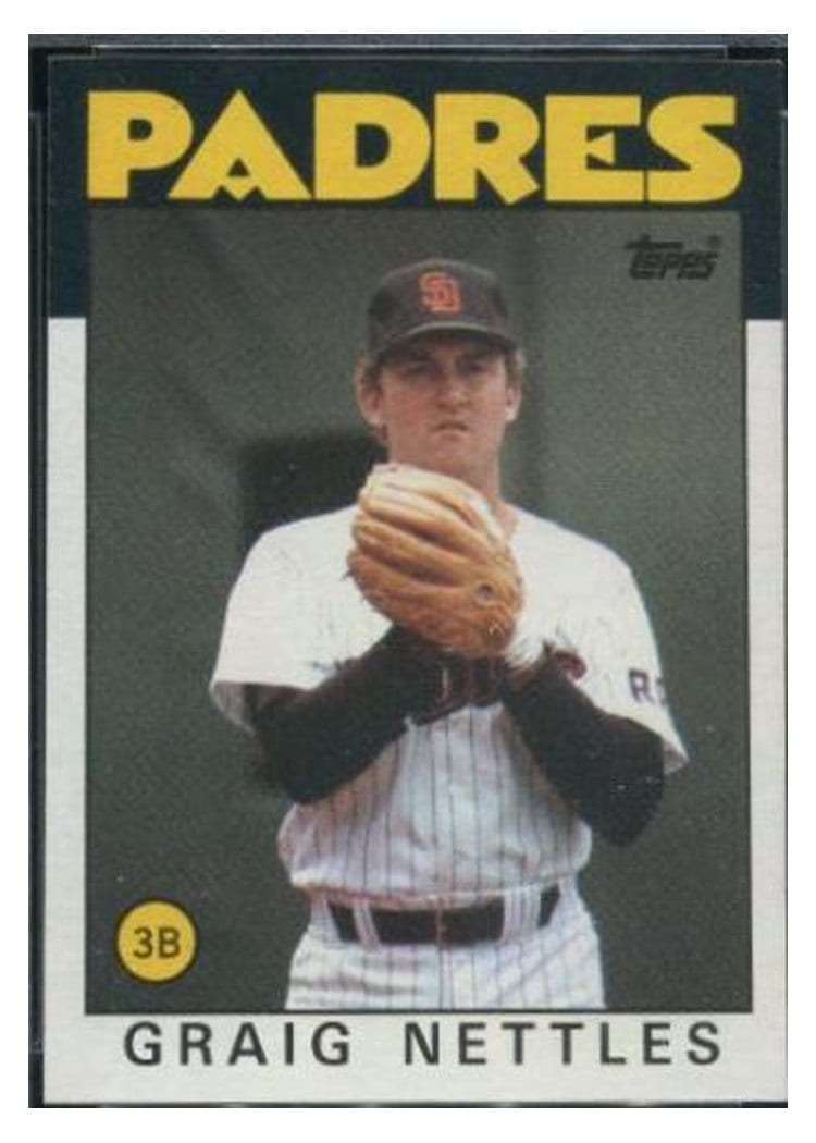 1986 Topps Graig Nettles #450 card