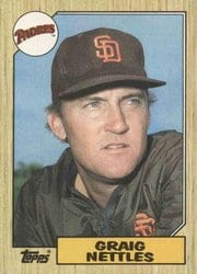 1987 Topps Base Set Graig Nettles #205 card