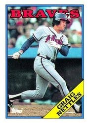 1988 Topps Base Set Graig Nettles #574 card