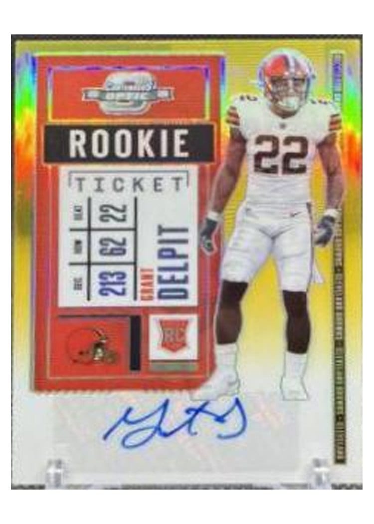 2020 Panini Contenders Optic Base Set Grant Delpit #160 card