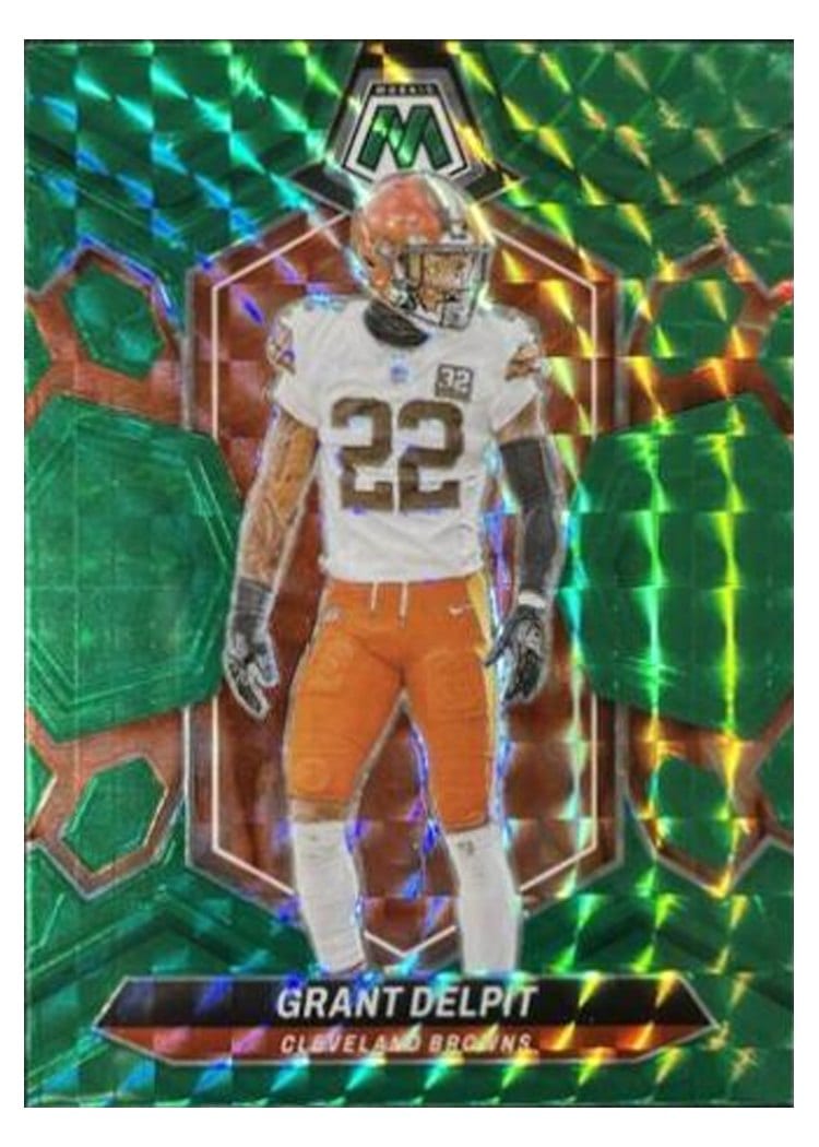 2024 Panini Mosaic Base Set Grant Delpit Green #56 card