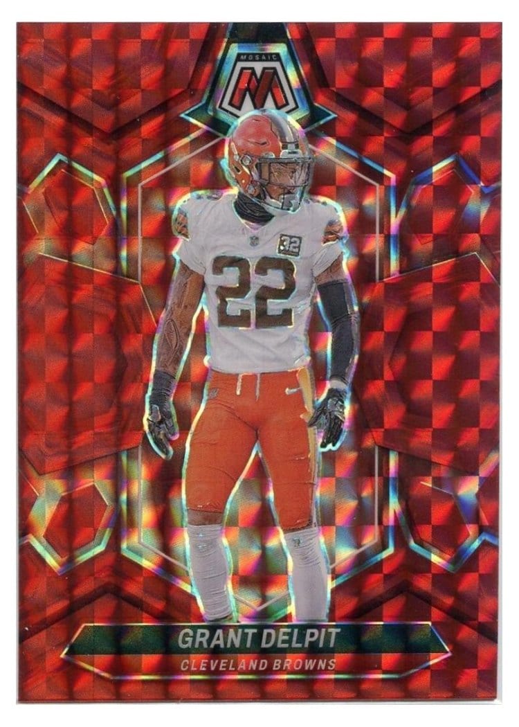 2024 Panini Mosaic Base Set Grant Delpit #56 card
