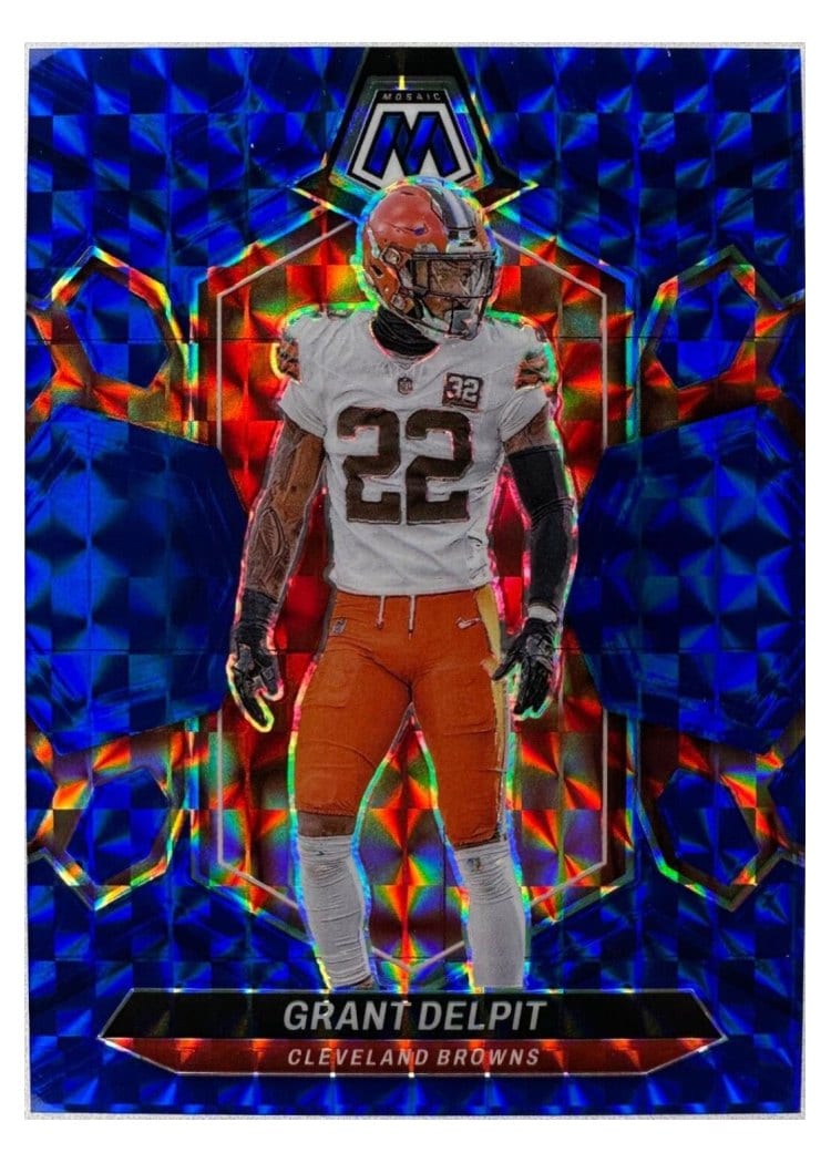 2024 Panini Mosaic Base Set Grant Delpit Blue #56 card