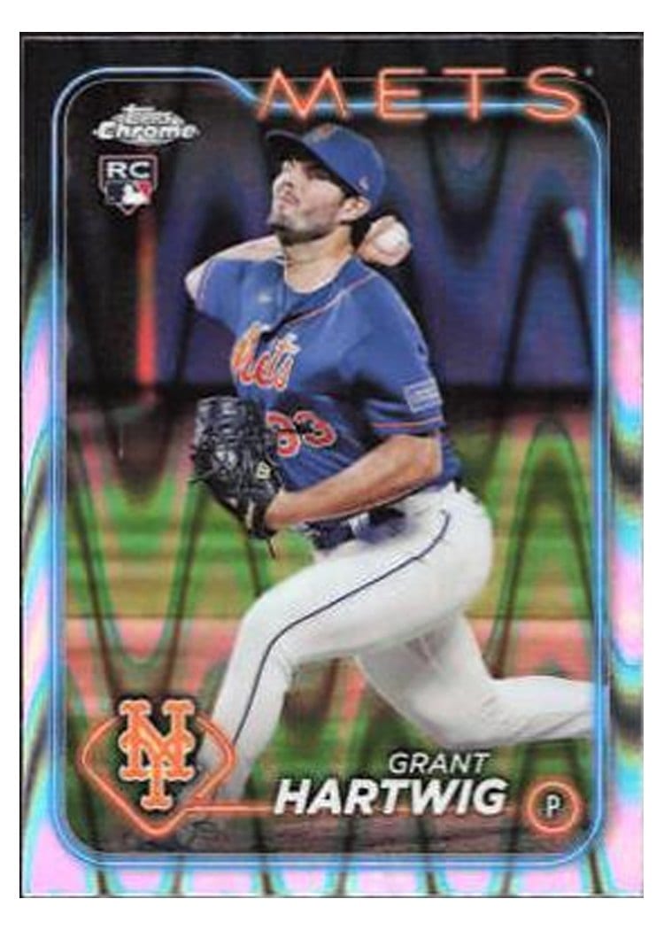 2024 Topps Chrome Base Set Grant Hartwig #45 card