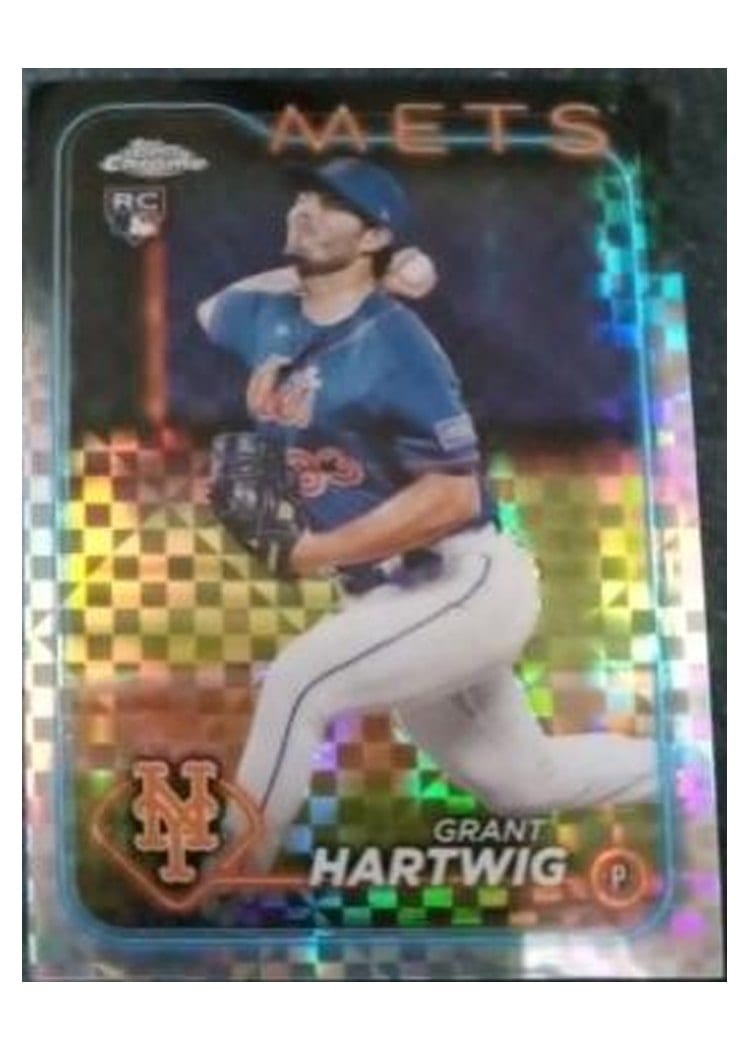 2024 Topps Chrome Base Set Grant Hartwig #45 card