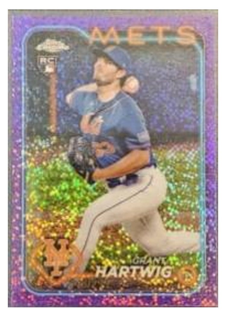 2024 Topps Chrome Base Set Grant Hartwig #45 card